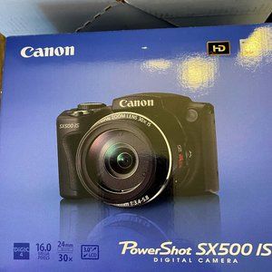 CANNON POWERSHOT SX500 IS WIDE ANGLE ZOOM LENS